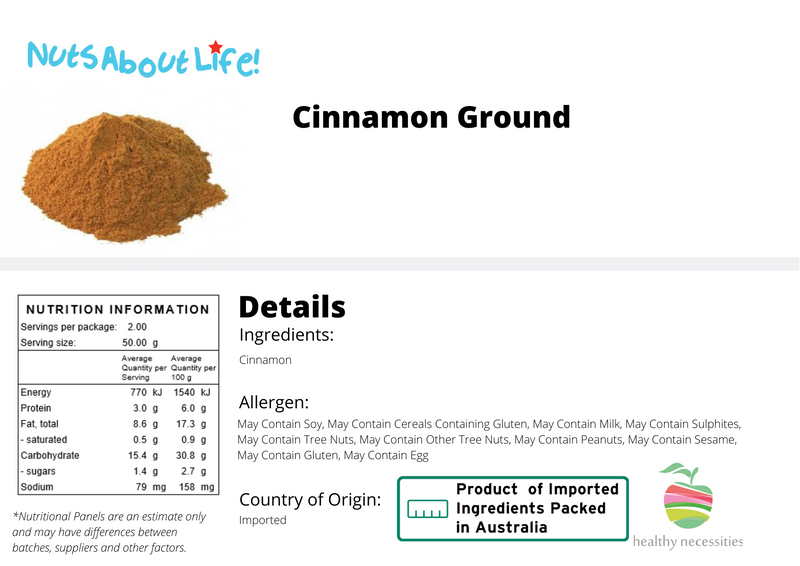 Ground Cinnamon Details