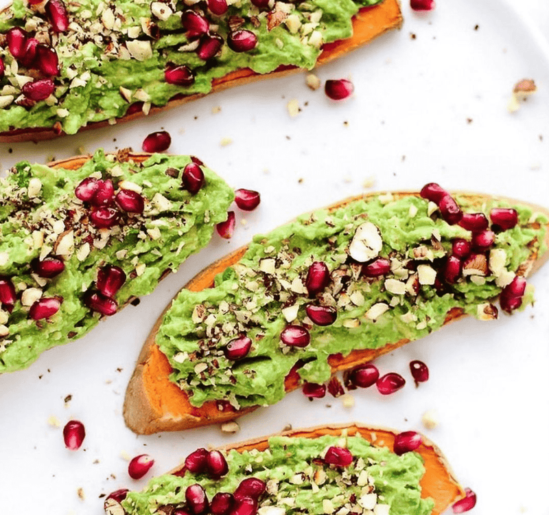 Sweet Potato and Chopped Hazelnut Toast - Nuts About Life
