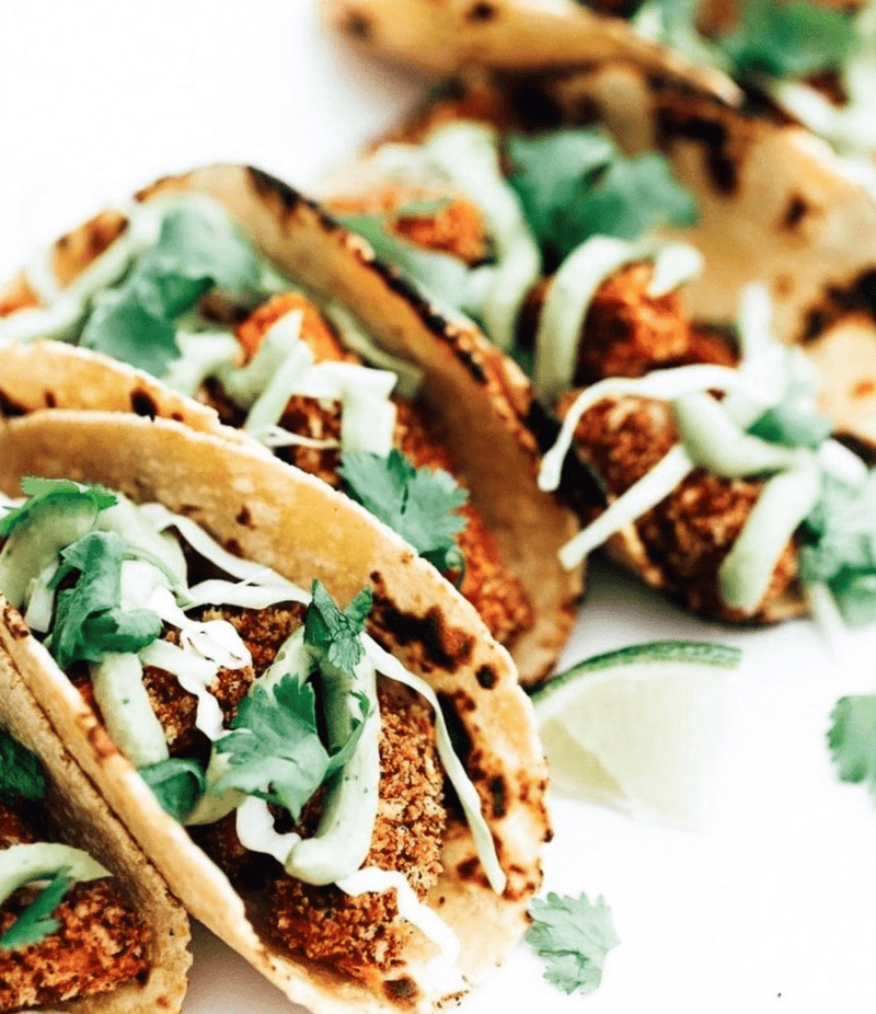 Vegan Cauliflower Tacos - Nuts About Life