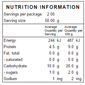 Du Puy Lentils Nutrition Information