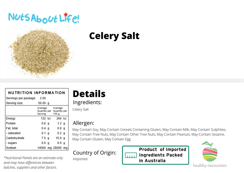 Celery Salt Details