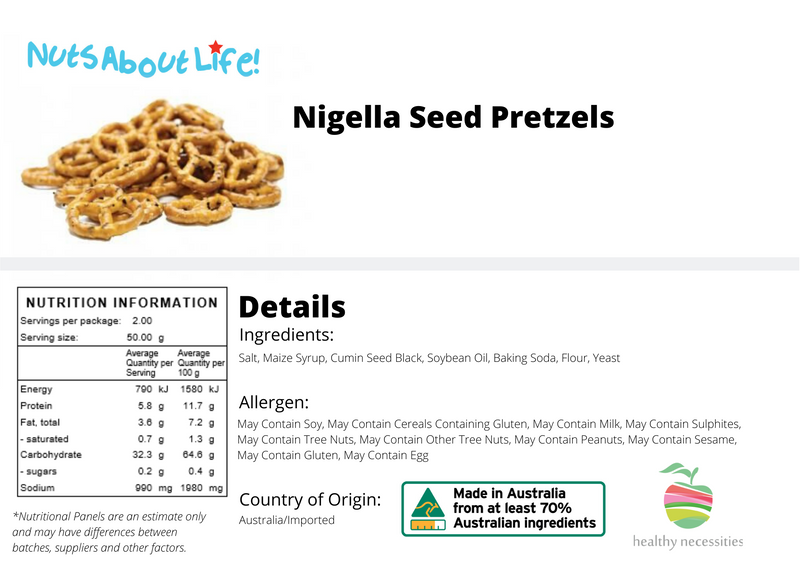 Nigella Seed Pretzels