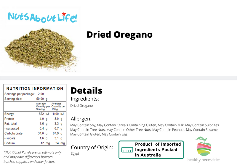 Dried Oregano