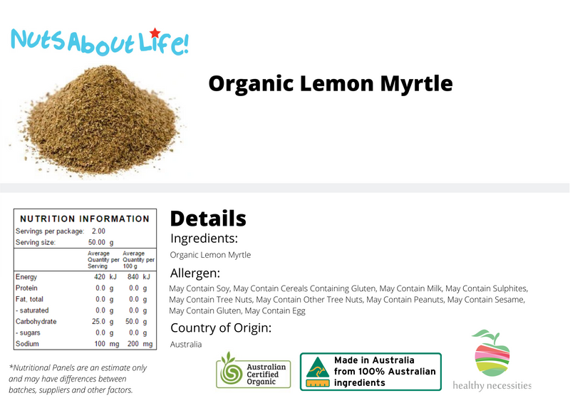 Organic Lemon Myrtle