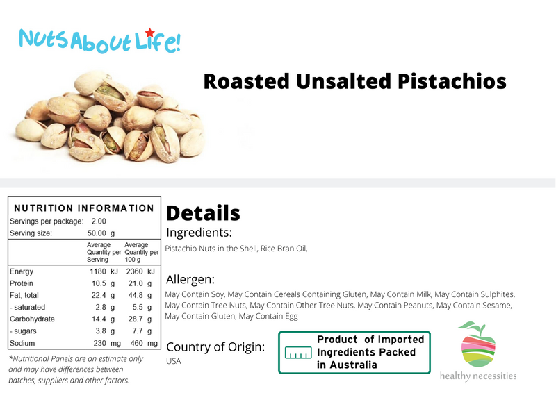 Roasted Pistachios (In Shell)