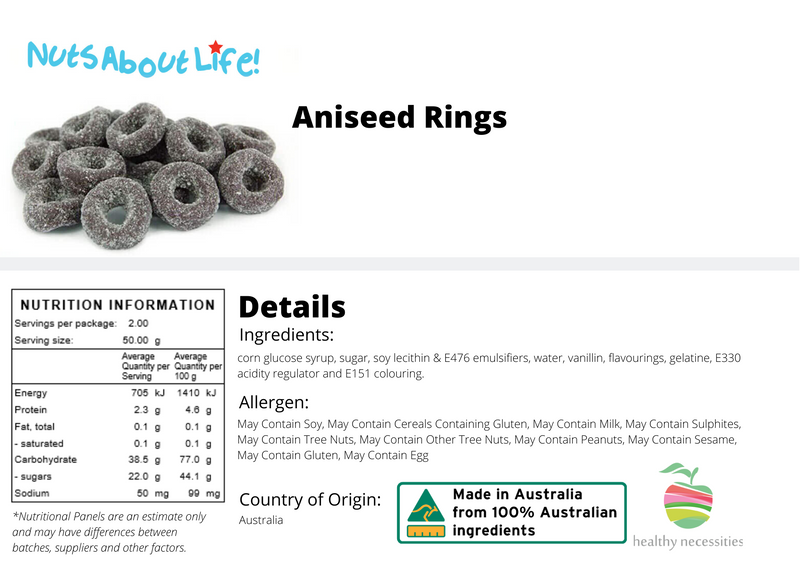 Aniseed Rings