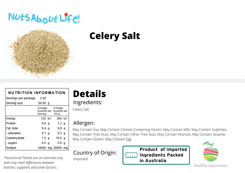 Celery Salt - Nuts About LifeCELS9953Nuts About Life