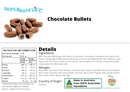 Chocolate Bullets - Nuts About LifeCHOBU6791Nuts About Life