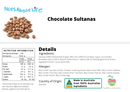 Chocolate Coated Sultanas - Nuts About LifeCHOS4865Nuts About Life