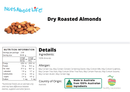 Dry Roasted Almonds - Nuts About LifeDRA2817Nuts About Life
