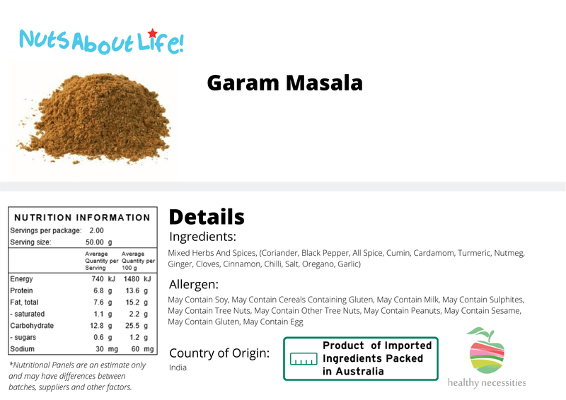 Garam Masala - Nuts About LifeGARM2199Nuts About Life