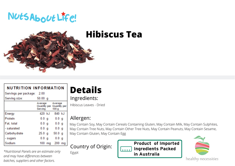 Hibiscus Tea - Nuts About LifeHT4361Nuts About Life