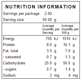 Natural Oat Bran - Nuts About LifeNOB6723Nuts About Life