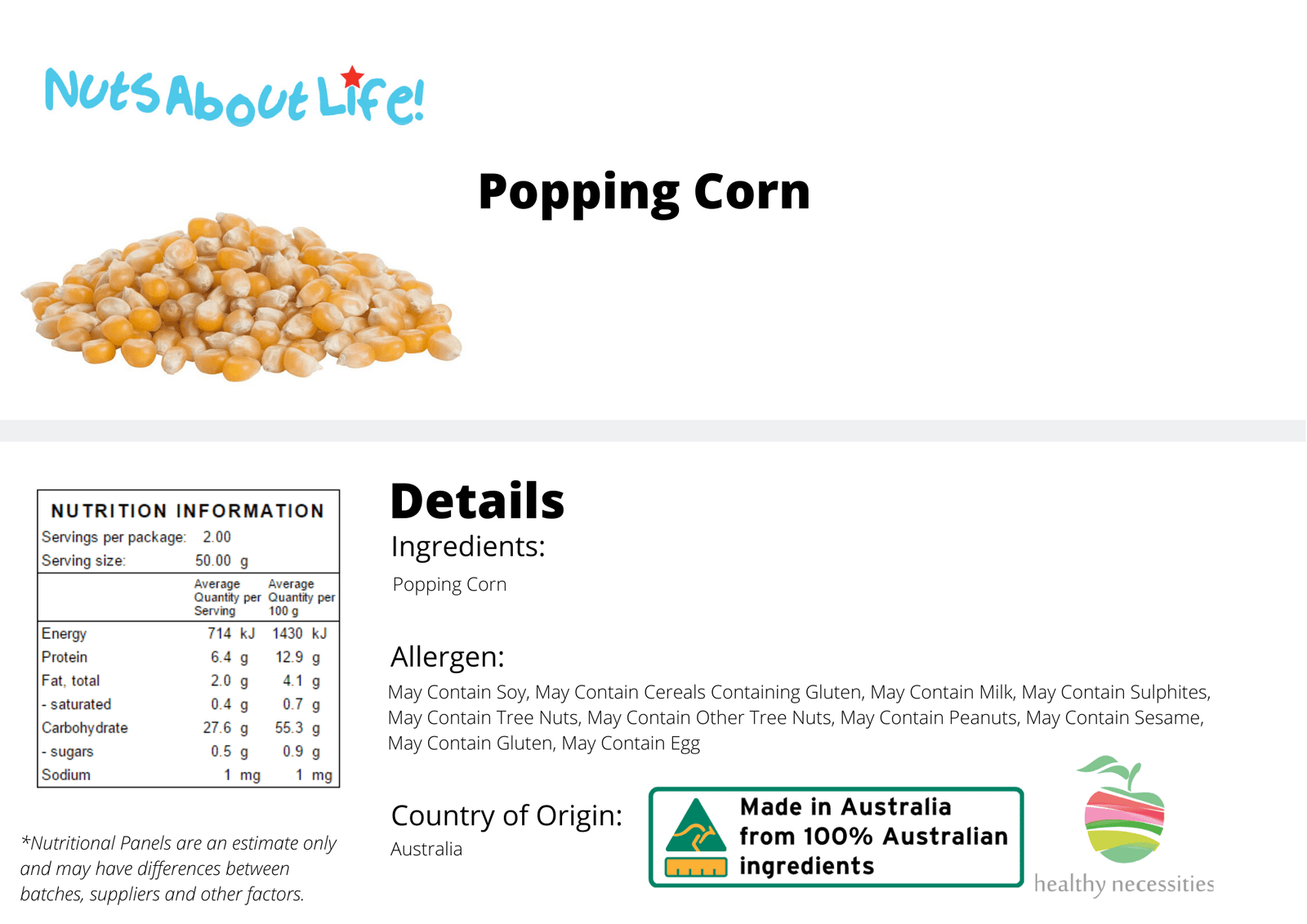 Popcorn Kernels