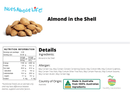 Raw Almonds (In Shell) - Nuts About LifeAIS7737Nuts About Life