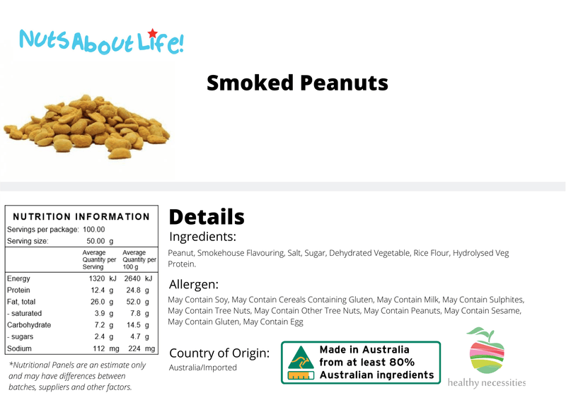 Smoked Peanuts - Nuts About LifeSP8499Nuts About Life