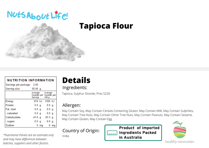Tapioca Flour - Nuts About LifeTAPF2939Nuts About Life