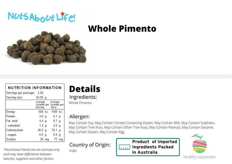 Whole Pimento - Nuts About LifePIMW9167Nuts About Life